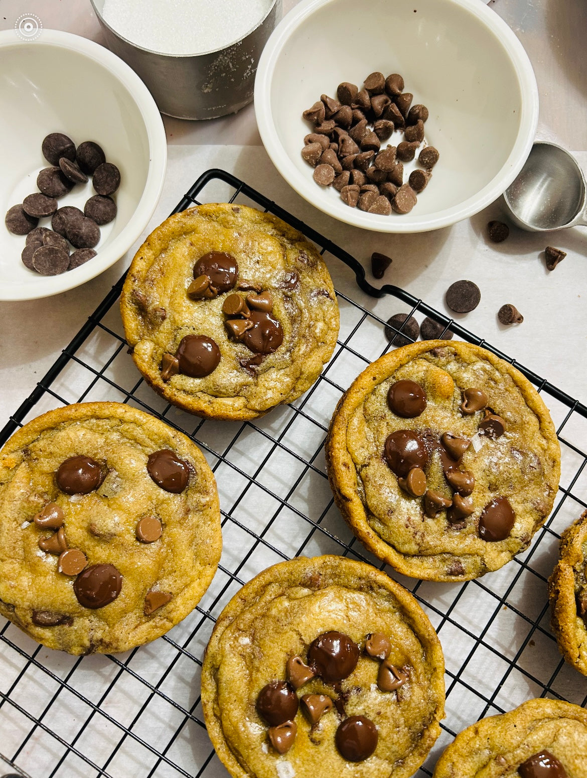 Browned Butter Chocolate Chip Cookie (Bakery Style 4")