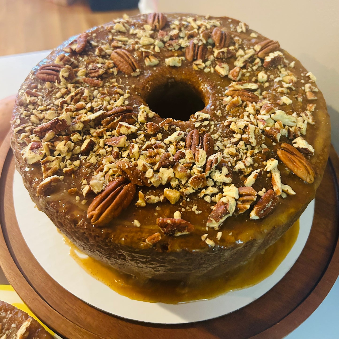 Sweet Potato Pecan Pound Cake