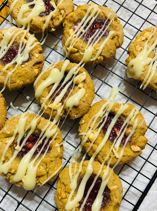 Peanut Butter and Jelly Cookies