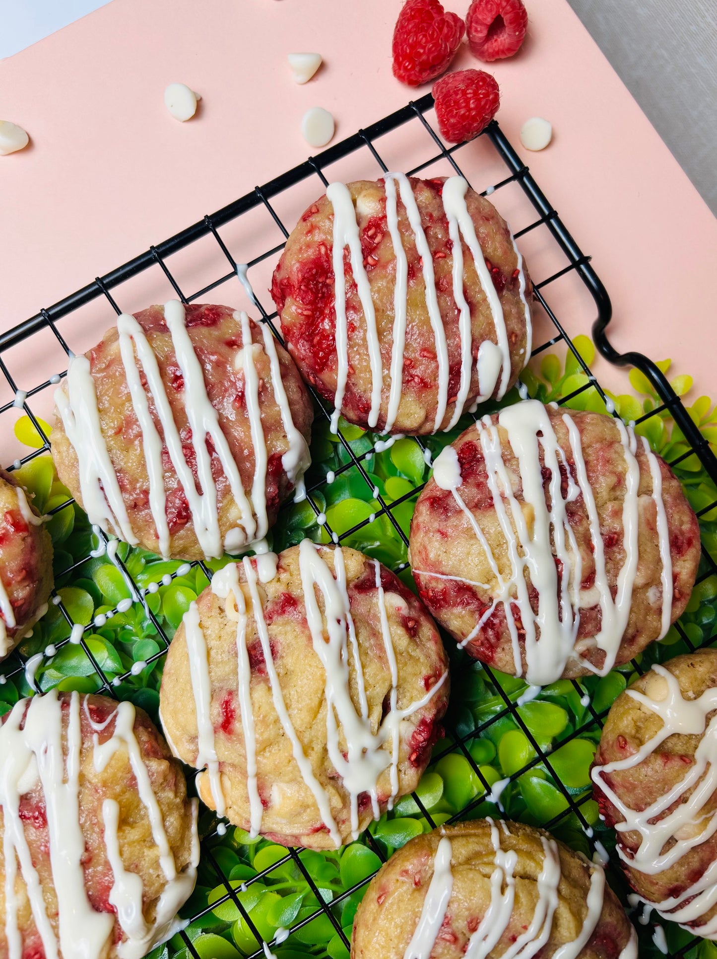 White Chocolate Raspberry Cookie